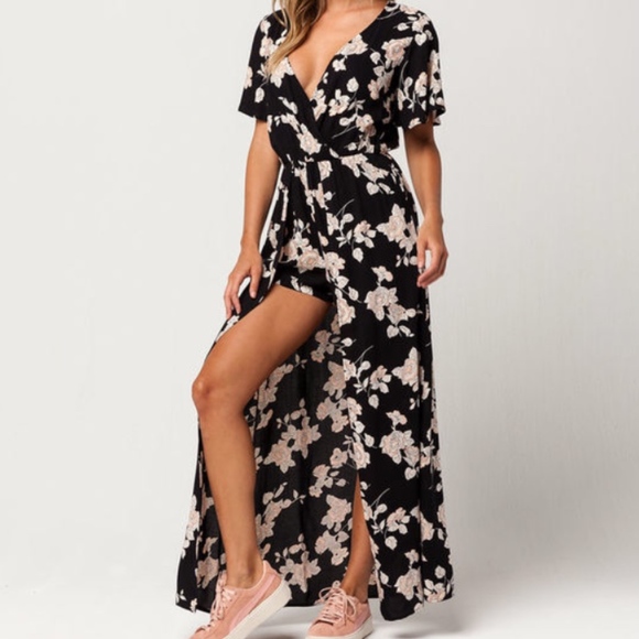 maxi walk through dress